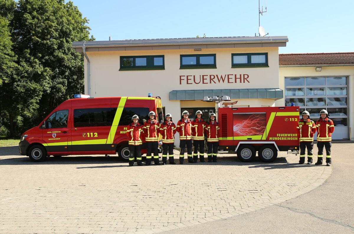 Lichtmastanhänger der Feuerwehr Munderkingen